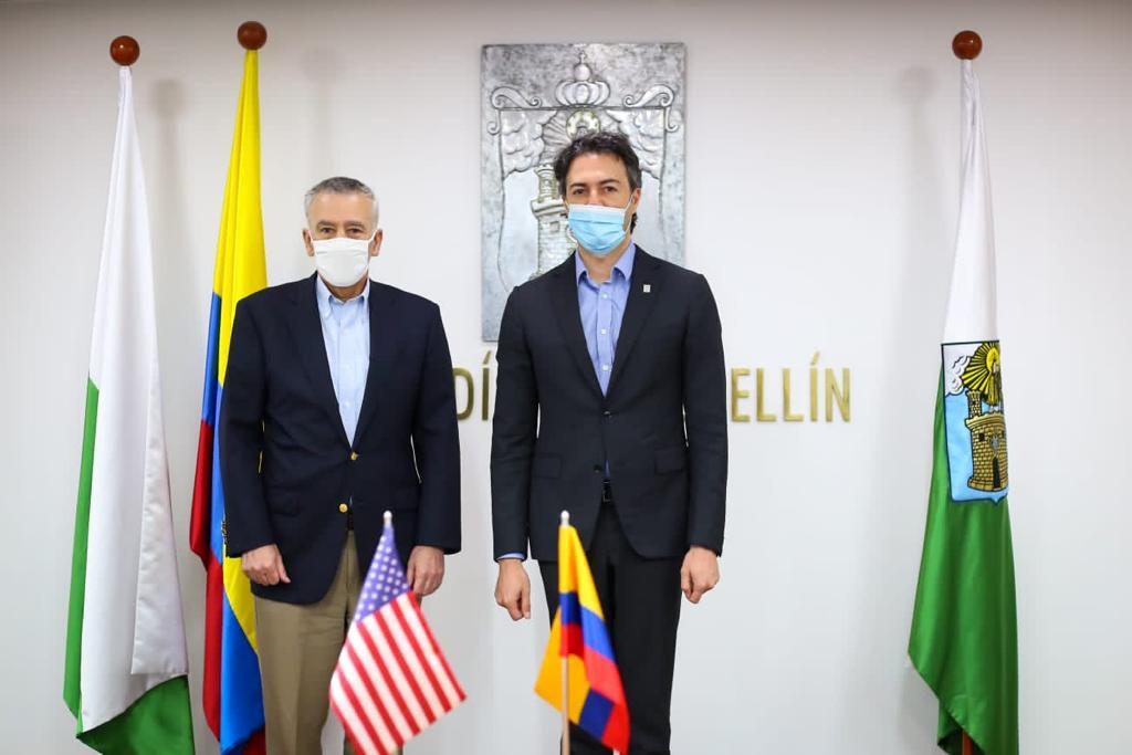 Medellín estrecha relaciones de cooperación con los Estados Unidos